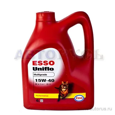 Масло моторное ESSO Uniflo Diesel 15W-40 минеральное 4 л 141950