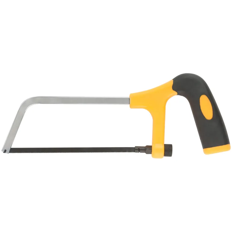 Ножовка по металлу мини 150 мм, пластиковая прорезиненная ручка FIT 40026