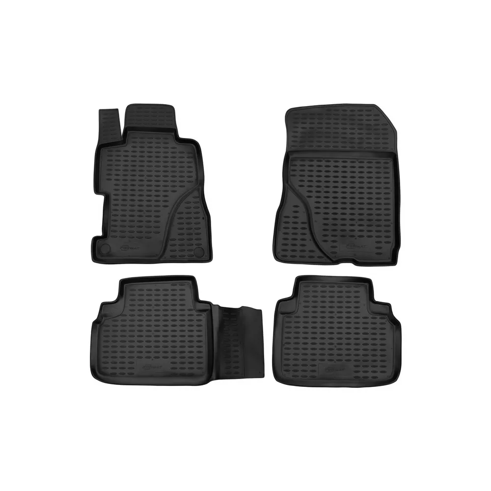 Коврики в салон HONDA Civic 4D 2006->, 4 шт. (ПУ, повышенная износостойкость) FORMAT FORMAT.18.09.210k