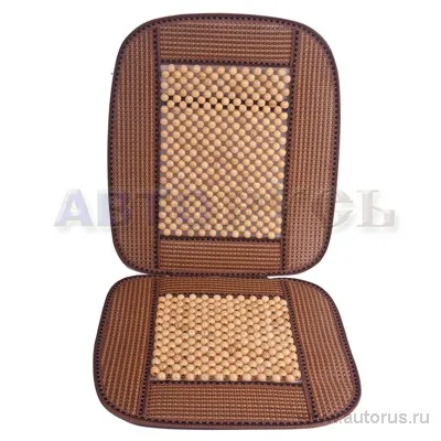 Накидка на сиденье массажная 95x45 см папирус/дерево черная 1шт BOLK BK02080BK
