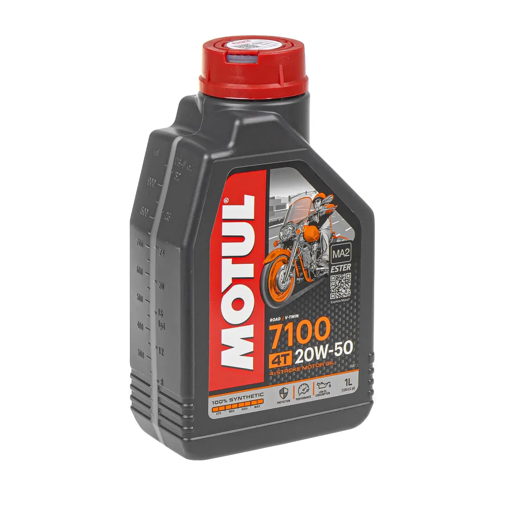 Масло моторное Motul 7100 4T 20W-50 синтетическое 1 л 112157