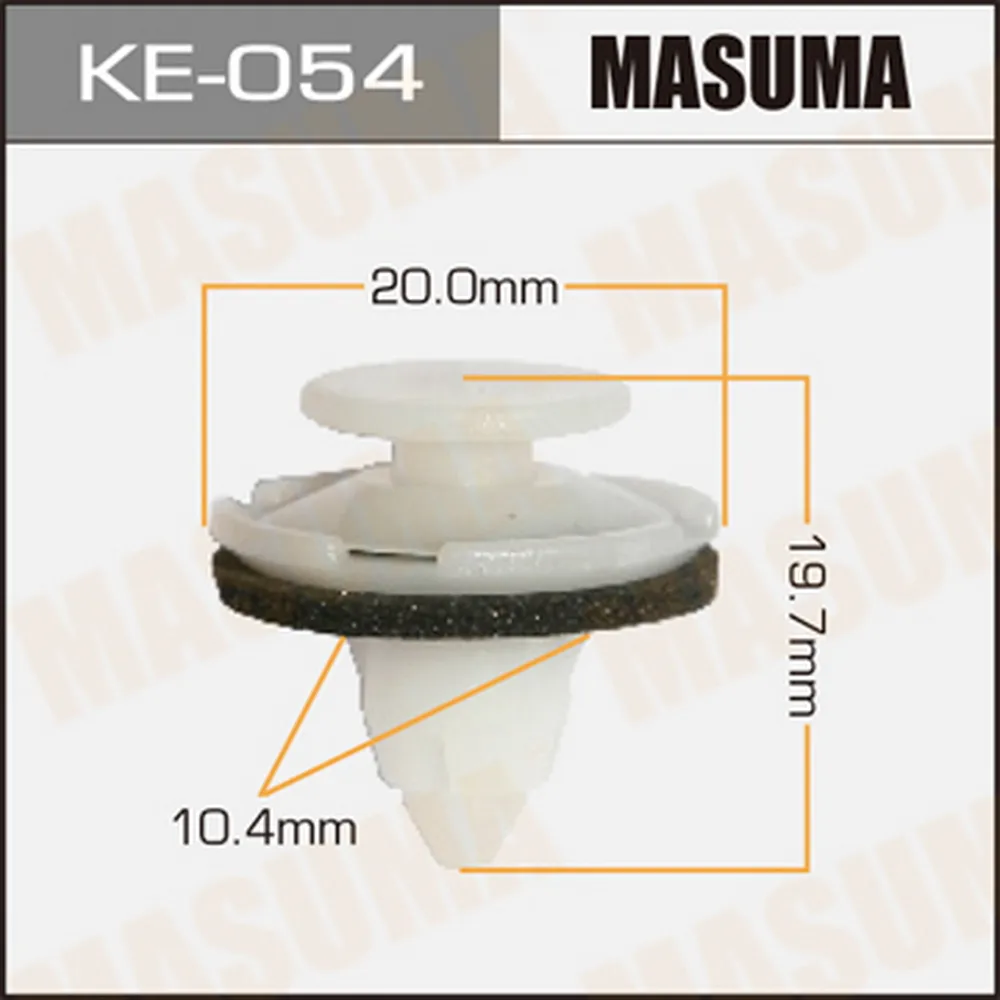 Клипса пласт. MASUMA KE054