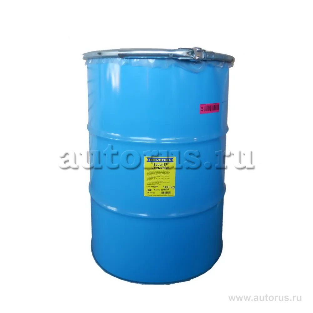 Смазка пластичная RAVENOL Super EP-Langzeitfett 180 кг Ravenol 1340104-180