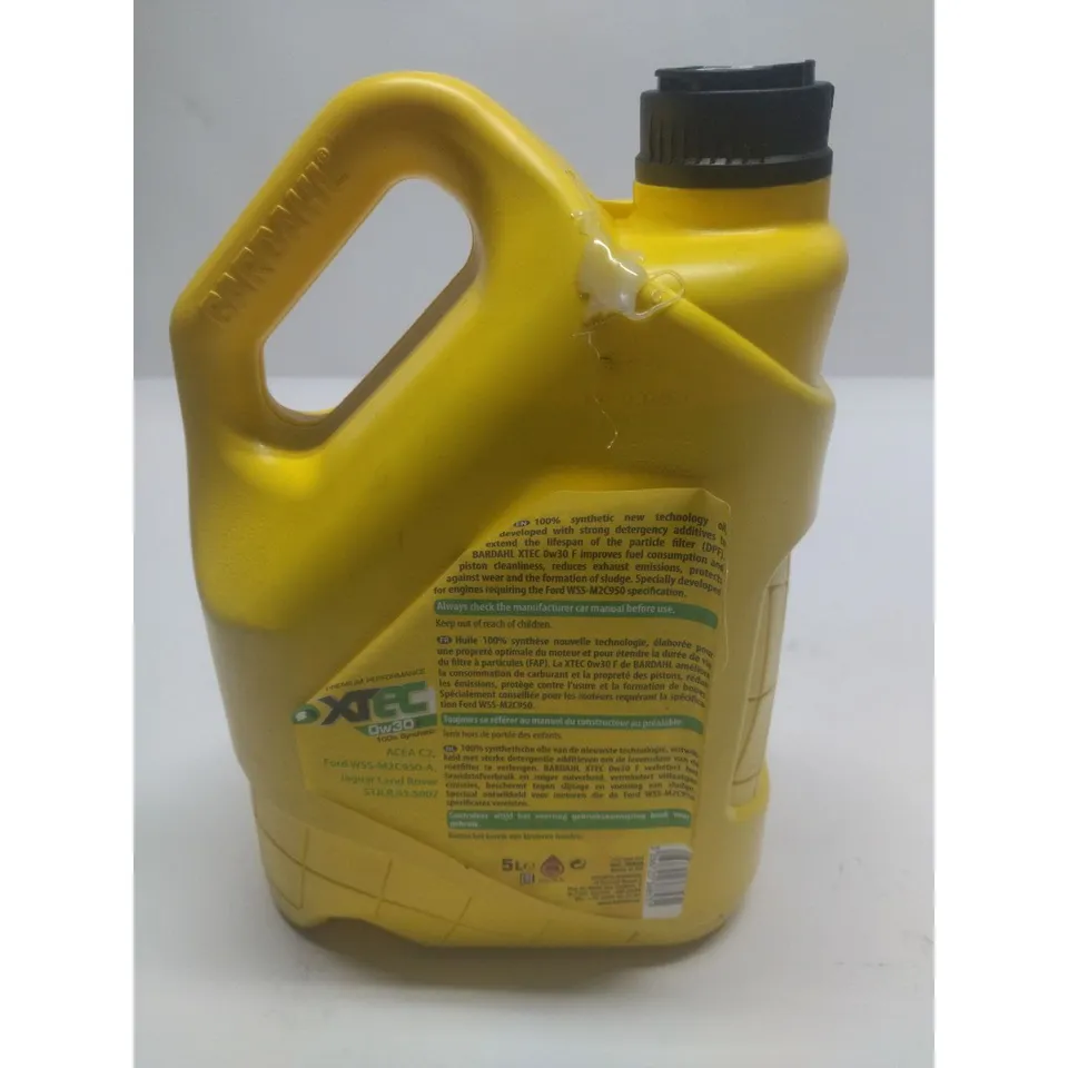 Масло моторное Bardahl XTEC 0W-30 синтетическое 5 л УЦЕНКА! 36853-N3