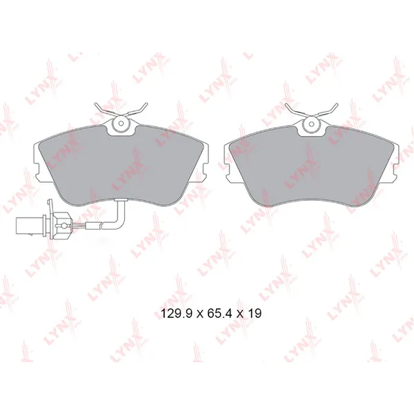 Колодки тормозные LYNXauto BD-8046