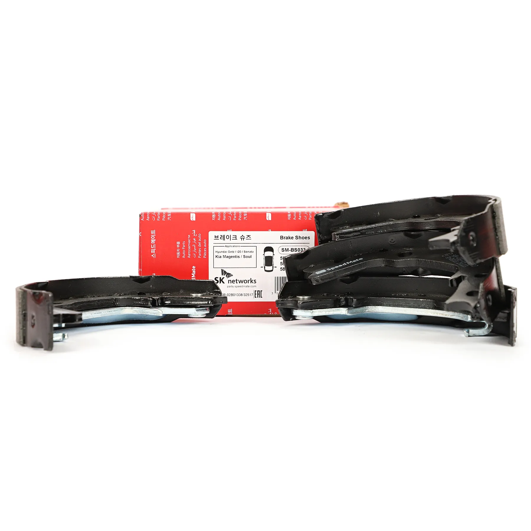Колодки тормозные барабанные HYUNDAI Getz,Sonata IV (EF)/KIA Magentis I (GD) SPEEDMATE SM-BS033