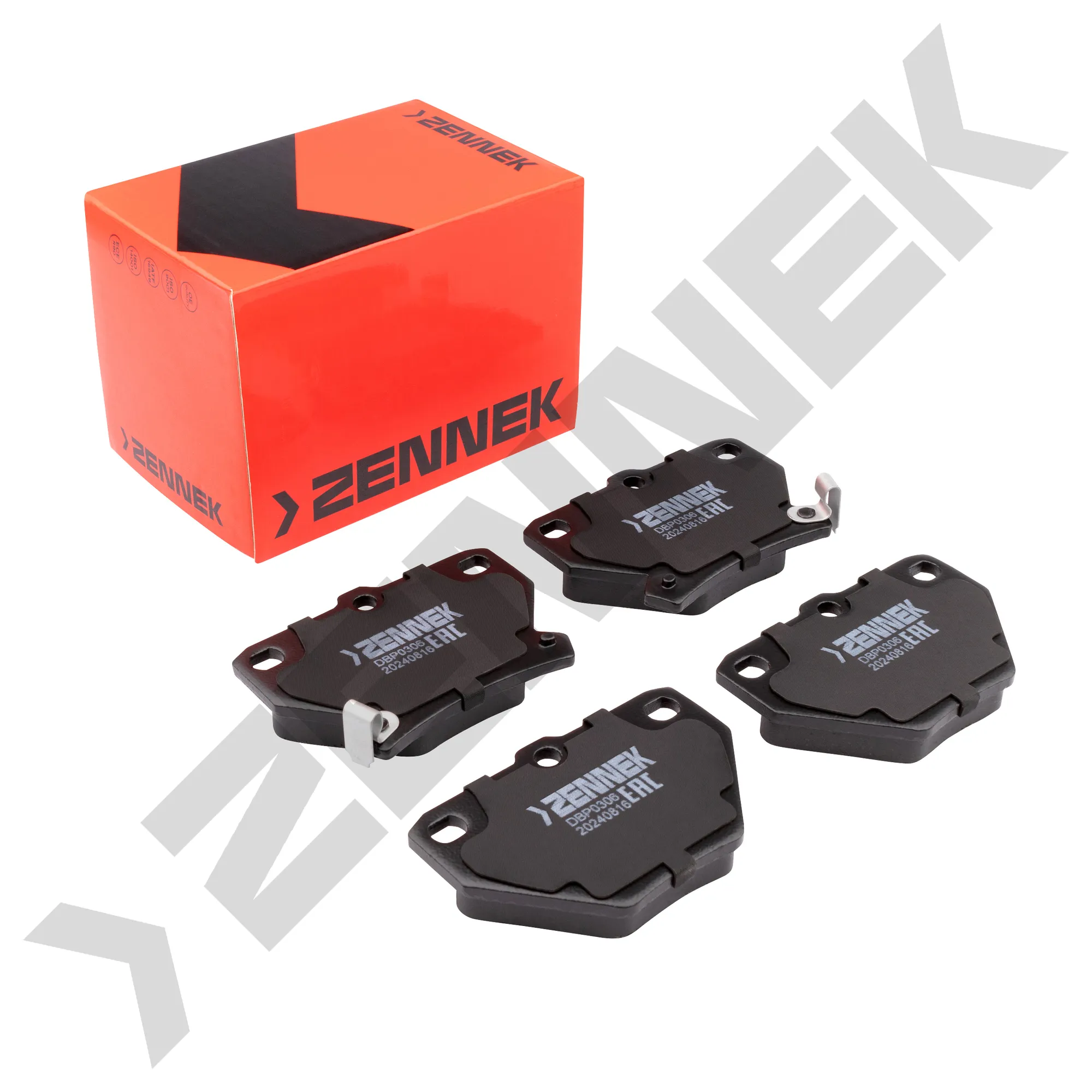 Колодки тормозные дисковые задние TOYOTA CELICA 99-06, COROLLA 95-08 ZENNEK DBP0306