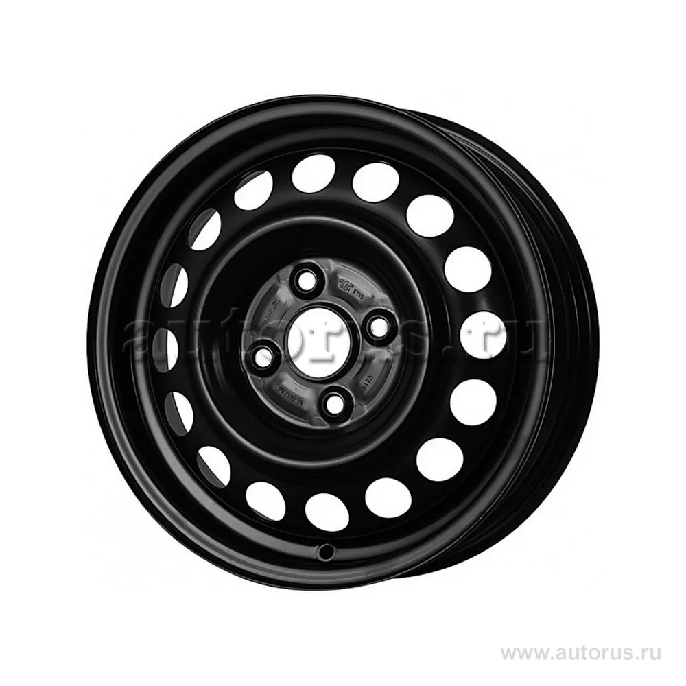 Диск штампованный R14 5J 5x100/57.1 ET35 Magnetto 14016 AM Black 14016bk