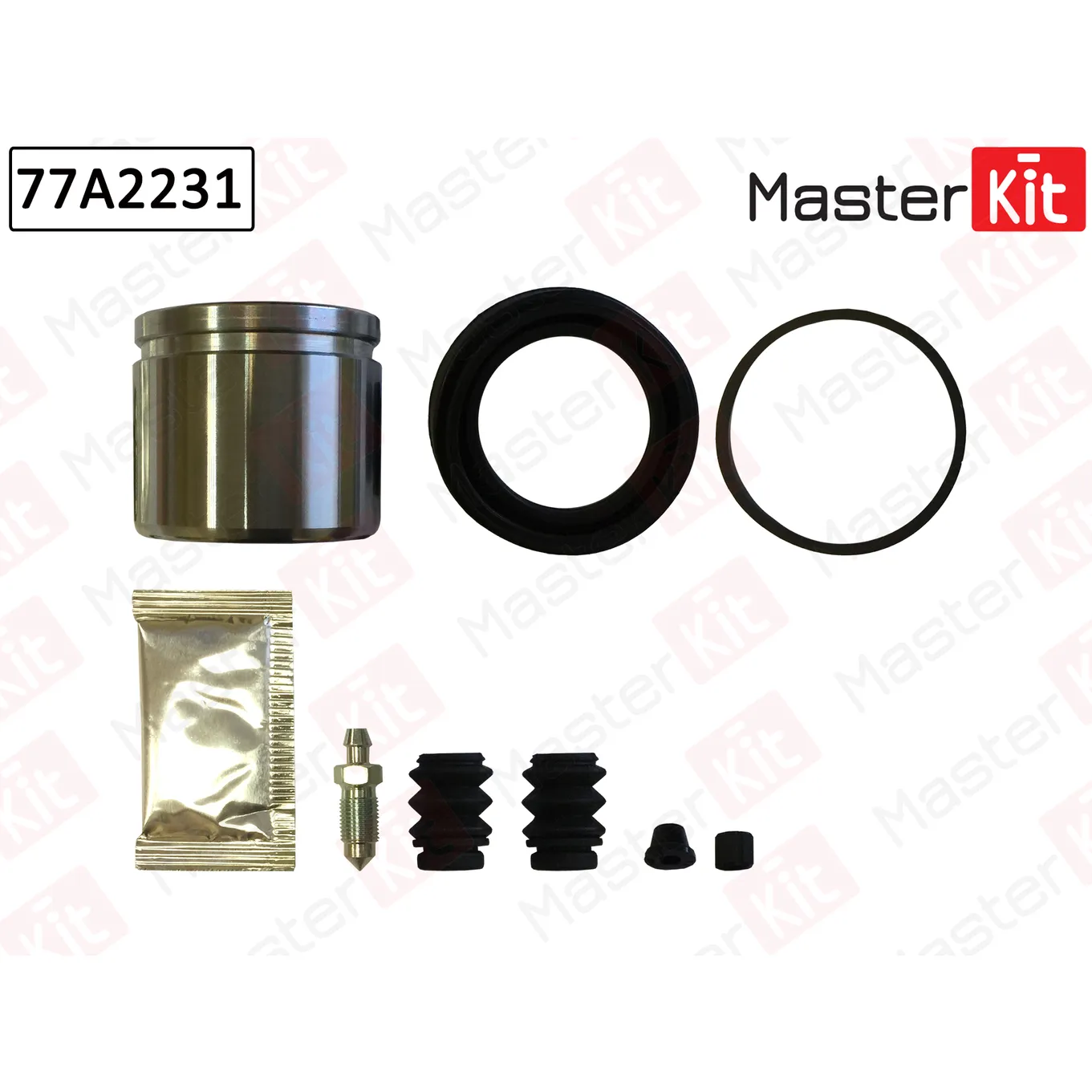 Ремкомплект тормозного суппорта+поршень DAEWOO TACUMA 09-00-> MASTERKIT 77A2231