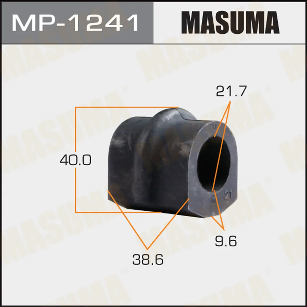 Втулка стабилизатора rear (уп.2 шт, цена за 1шт) MASUMA MP1241