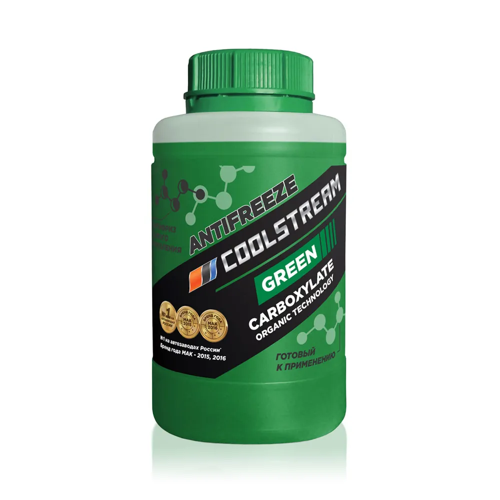 Антифриз CoolStream GREEN G11 готовый -40 зеленый 0,9 кг CS-010901-GR