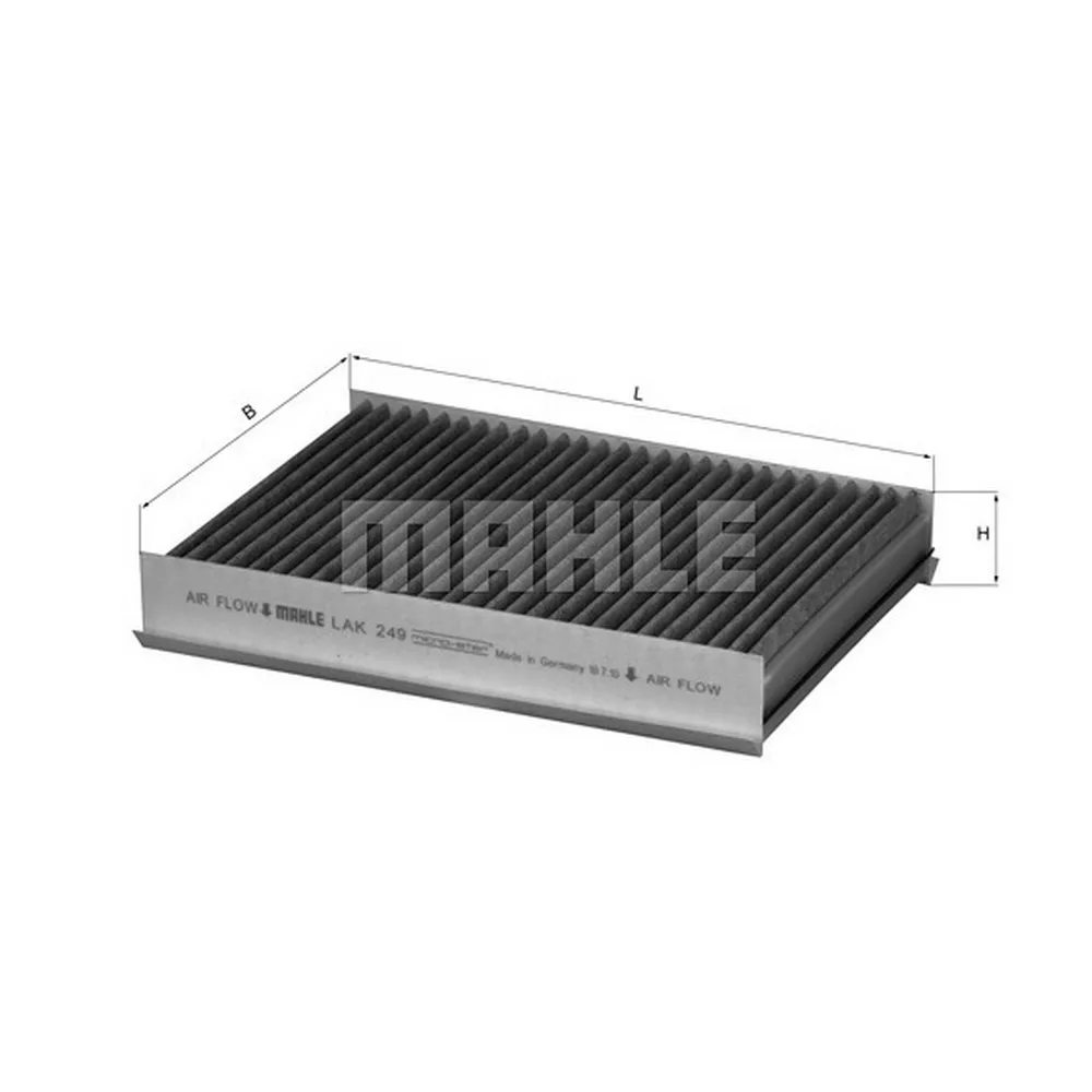 Фильтр салонный (угольный) JAGUAR XJ/XJR 05-10 KNECHT/MAHLE LAK 249