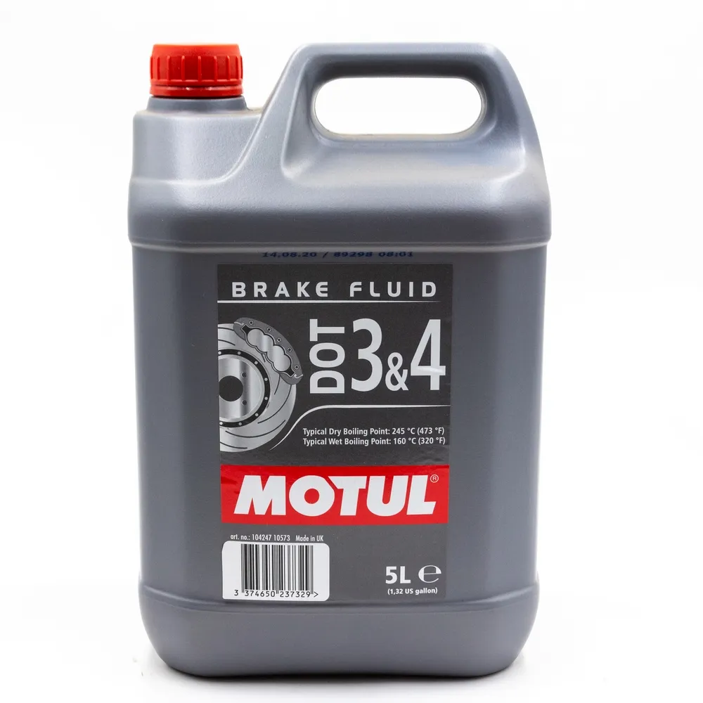 Жидкость тормозная Motul DOT Brake Fluid DOT3&4 5л 104247