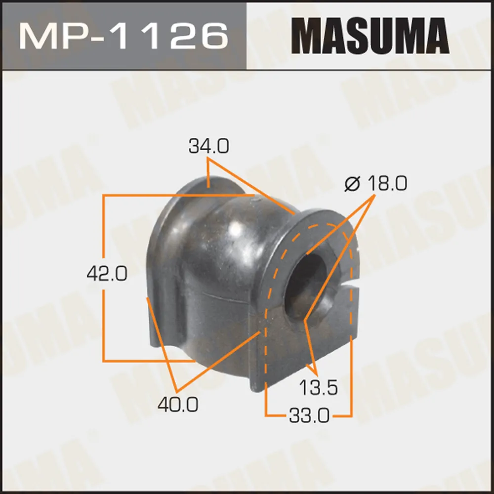 Втулка стабилизатора HONDA CR-Z MASUMA MP-1126