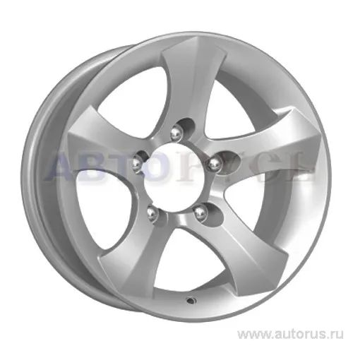Диск литой R16 8J 5x139.7/110.1 ET-10 КИК Айсберг блэк платинум 38440