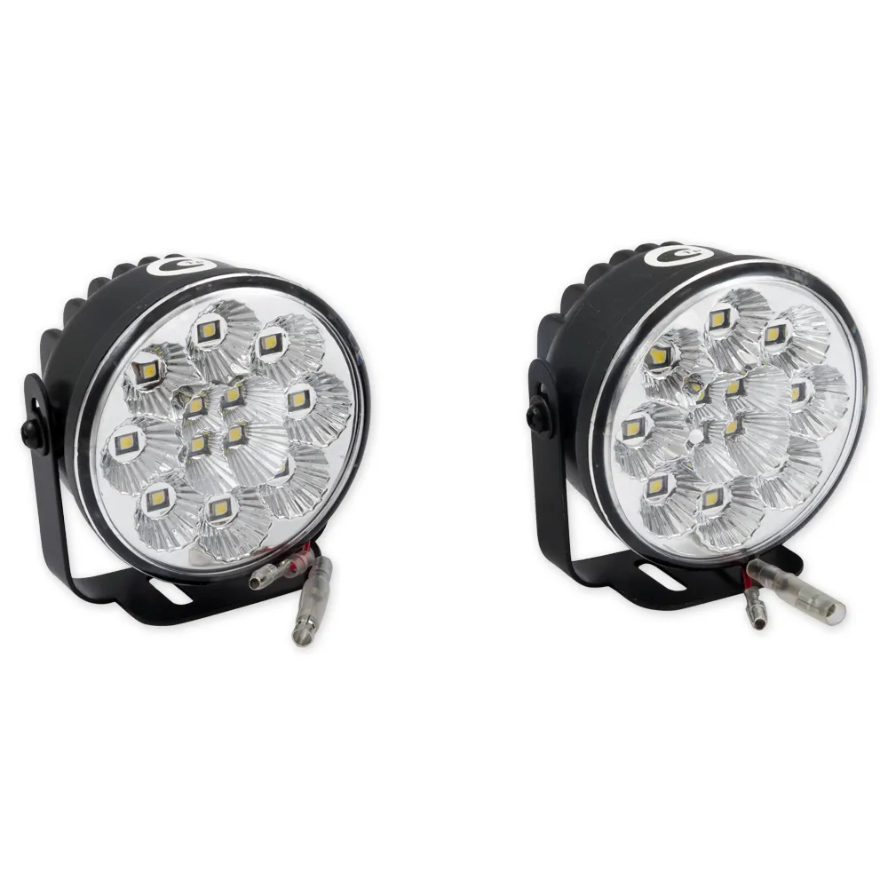 Дневные ходовые огни светодиодные 12LED круглые D=70 мм 12В 2шт ARNEZI A0802005