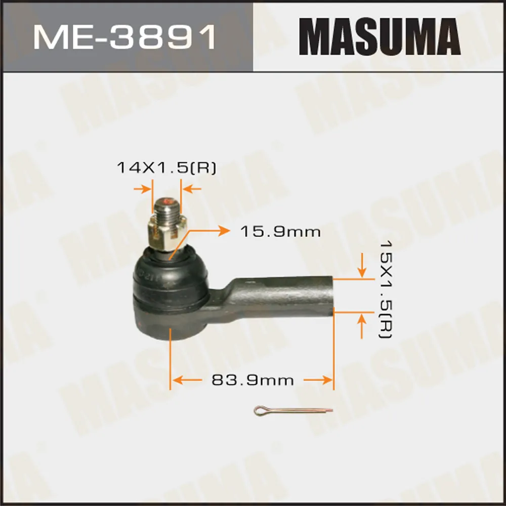 Наконечник рулевой TOYOTA HILUX MASUMA ME-3891