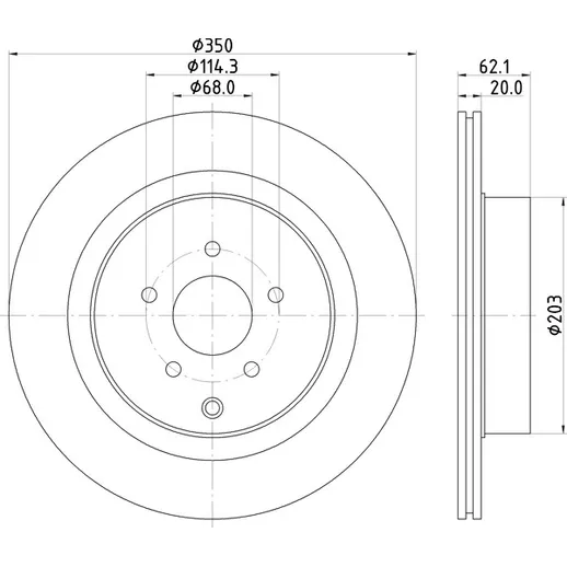 Диск тормозной NISSHINBO ND2053K