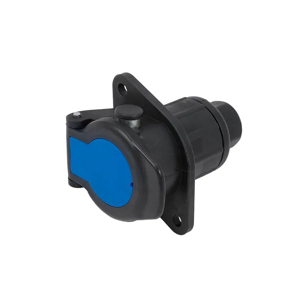 Розетка ABS 7-контактная пластиковый корпус, винтовой зажим,ISO 7638 EXOVO 01253E