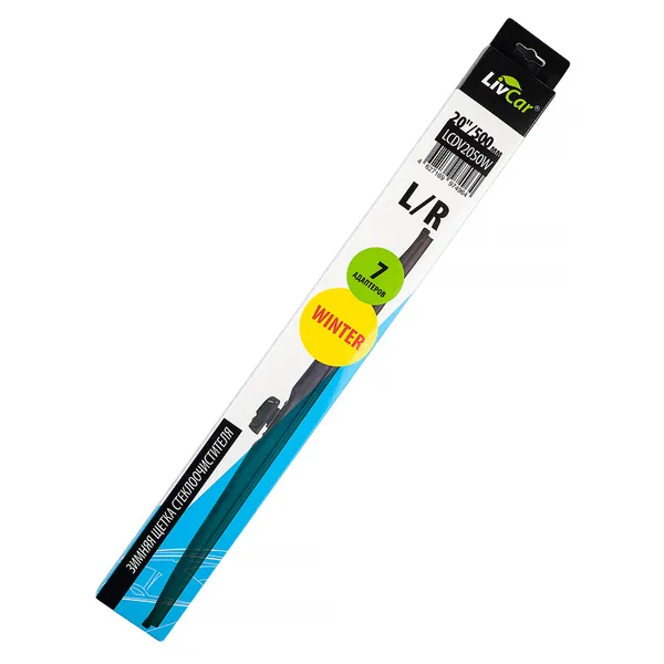 Щетка стеклоочистителя WIPER WINTER зимняя 20/500 мм LIVCAR LCDV2050W