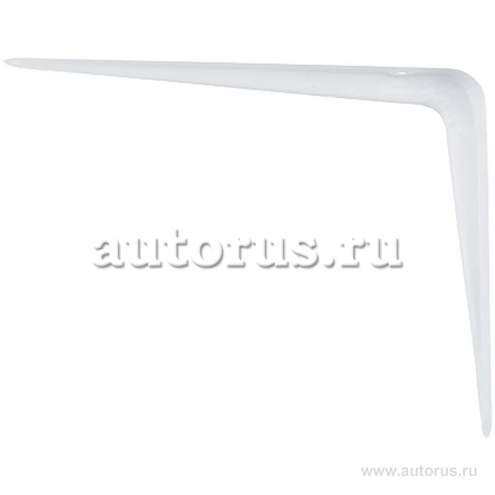 Кронштейн угловой с ребром, 175x225 мм, белый СИБРТЕХ 94016