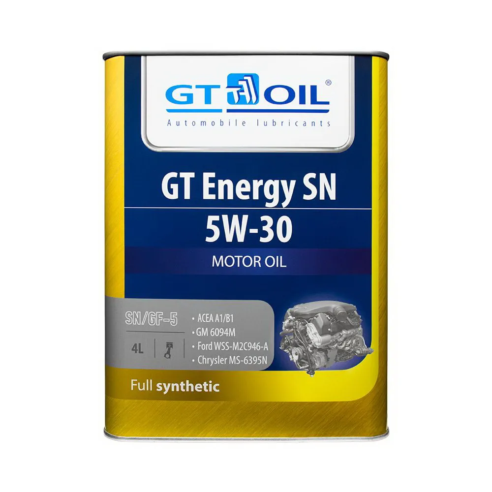 Масло моторное GT OIL GT Energy SN 5W-30 синтетическое 4 л 8809059407257