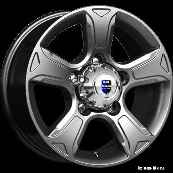 Диск литой R16 7J 5x139.7/98 ET35 КИК Атлант Дарк платинум 71387