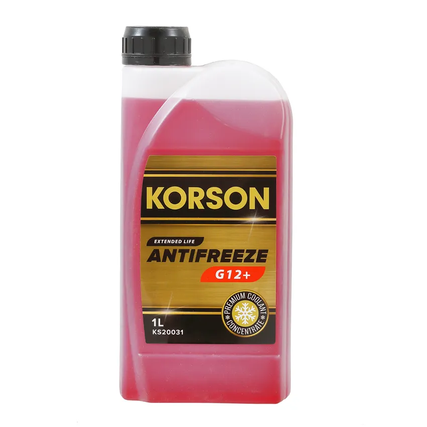 Антифриз KORSON EXTENDED LIFE G12+ концентрат красный 1 л KS20031