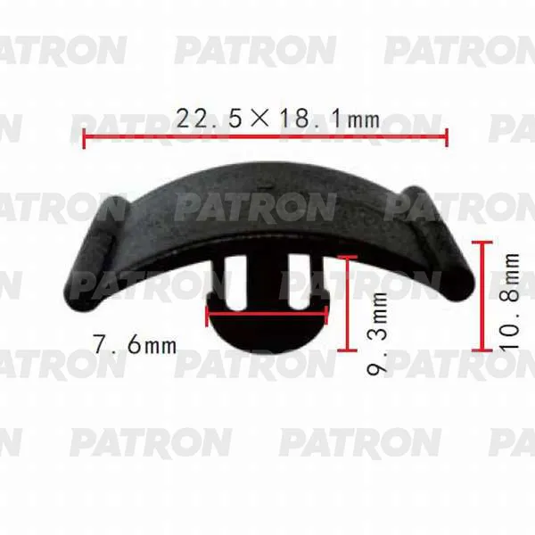 Клипса пластмассовая Audi, GM, Opel, Seat, Skoda, Volkswagen применяемо PATRON P37-0559