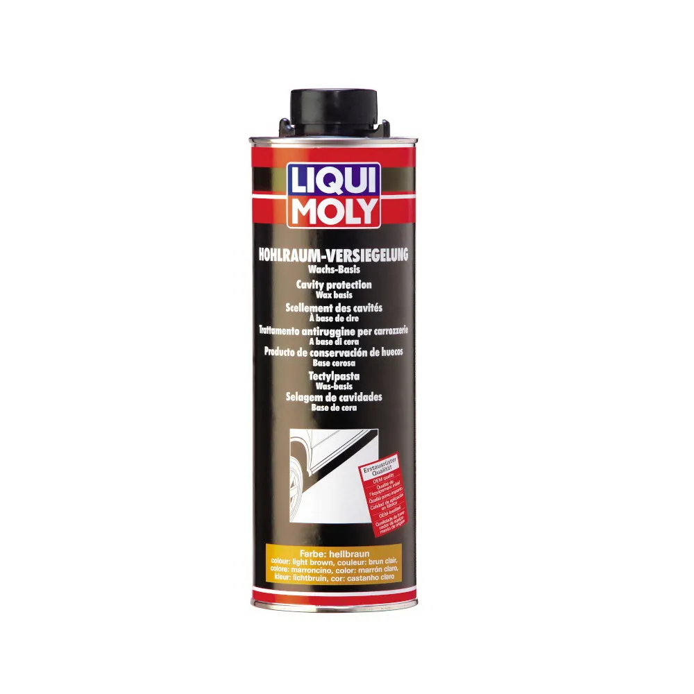 Антикор д/пустот кузова воск (св-коричн. ) Hohlraum-Versiegelung hellbraun (1л) LIQUI MOLY 6108