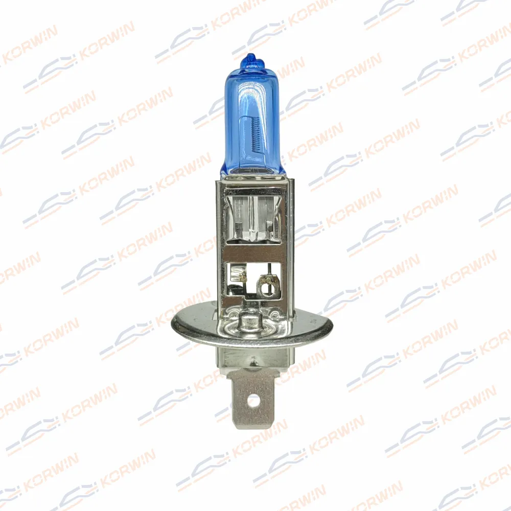 Лампа накаливания галогенная (H1 12V 55W P14,5s SUPER WHITE) KORWIN KWYN0019