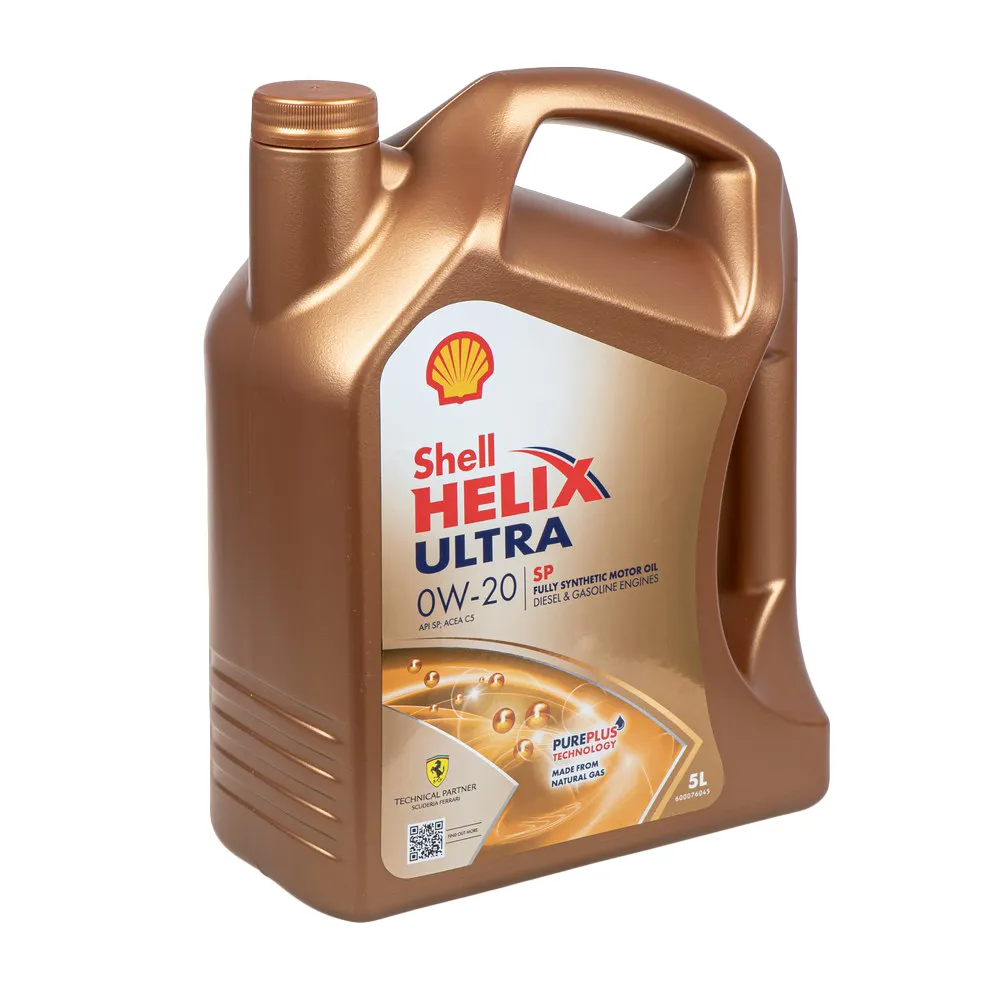 Масло моторное SHELL Helix Ultra SP 0W-20 синтетическое 5 л 550063071/600760082