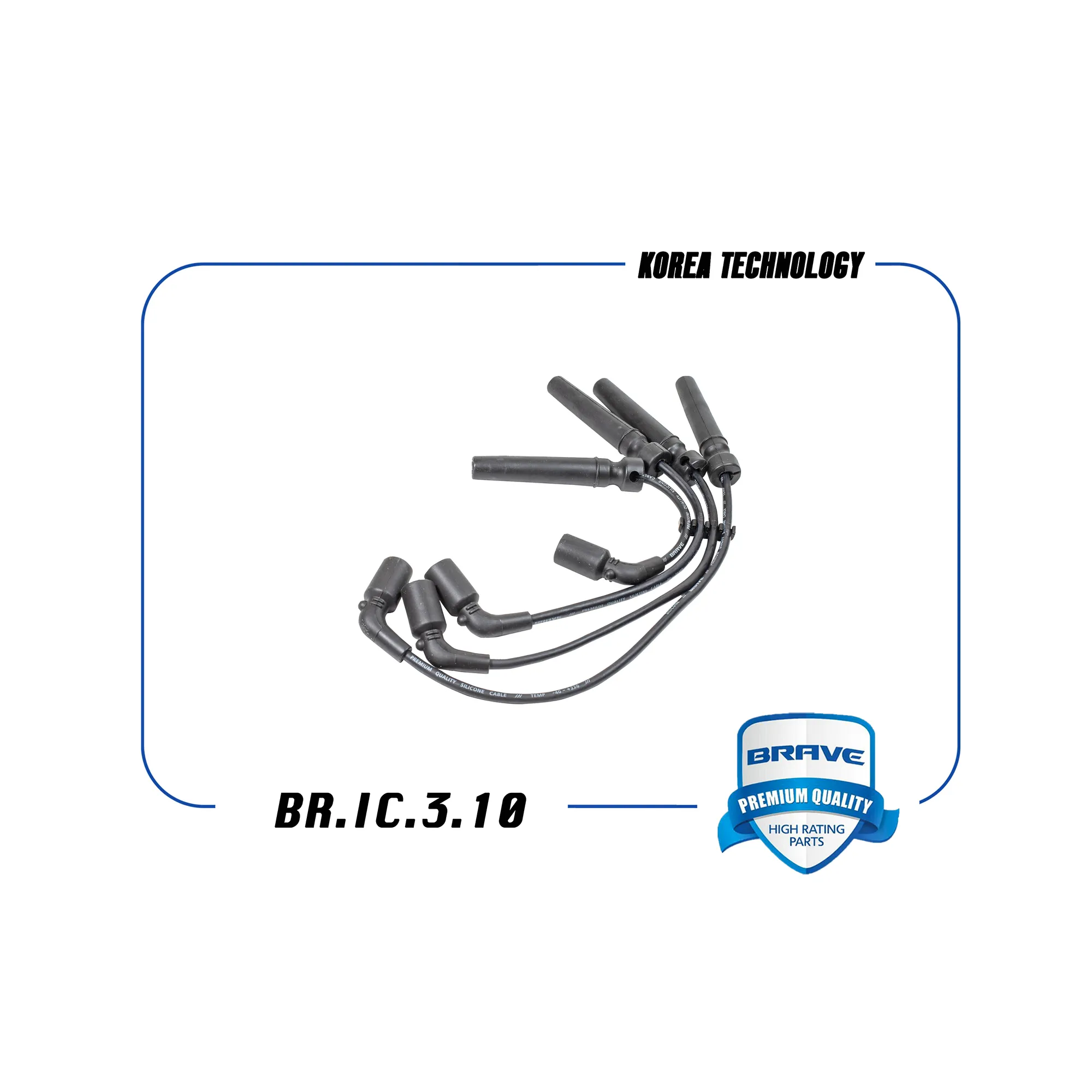 Высоковольтные провода силикон Chevrolet Lacetti03-,Daewoo Nexia08-,Chevrolet Cru BRAVE BR.IC.3.10