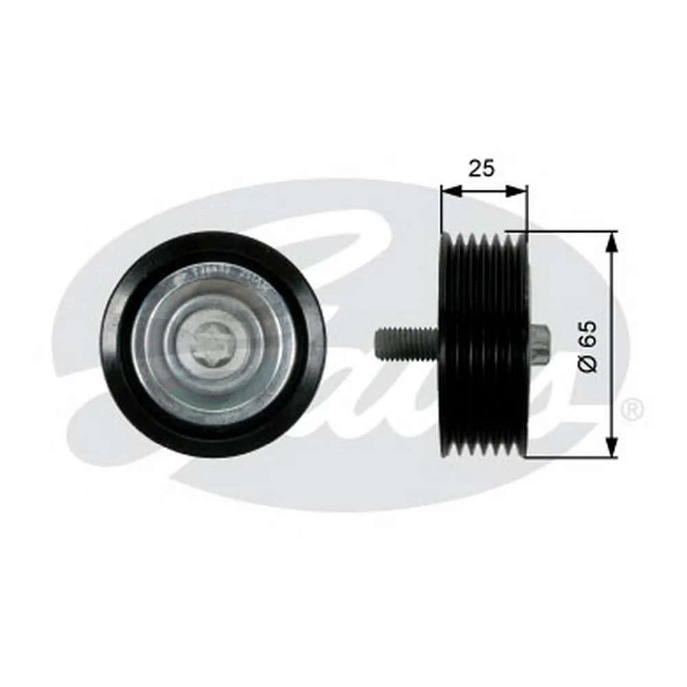 Ролик обводной приводного ремня MB W212/W222/W166/X166 mot.M157/M278 GATES T36433