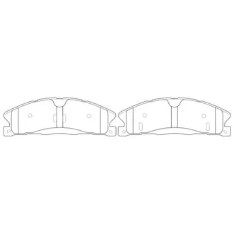 Колодки дисковые перед. с антискрип. пл. Ford Explorer USA 11> STELLOX 000 738B-SX