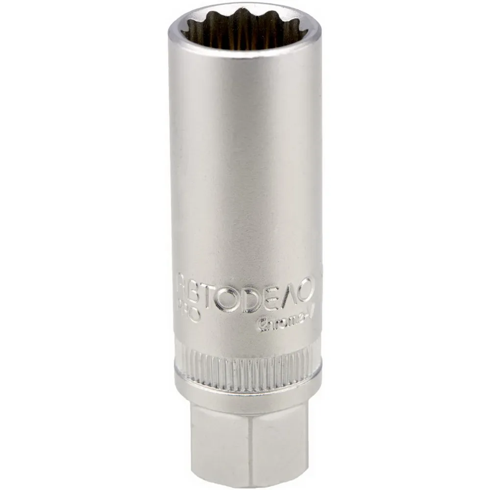 Ключ свечной *14 с магнитом (головка 12PT, DR38) АвтоDело Professional 39263