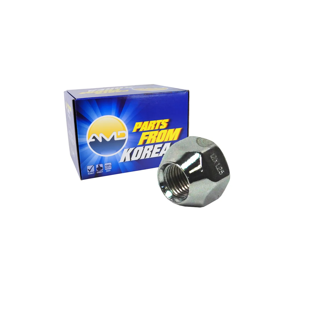 Гайка колесная (открытая) NISSAN (Qashqai I J10E) (-2013) (Qashqai II J11E) AMD AMDHDKR18