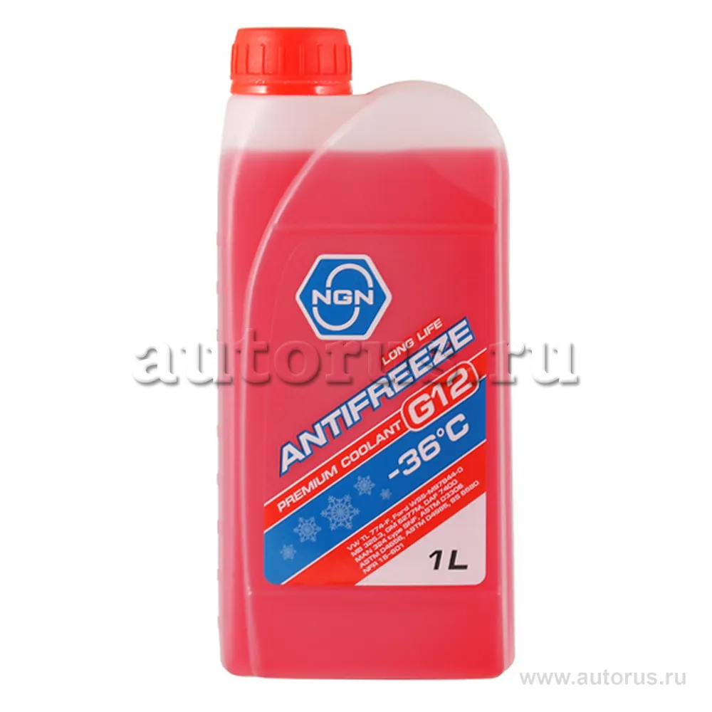 Антифриз G12-36 (RED) ANTIFREEZE 1л