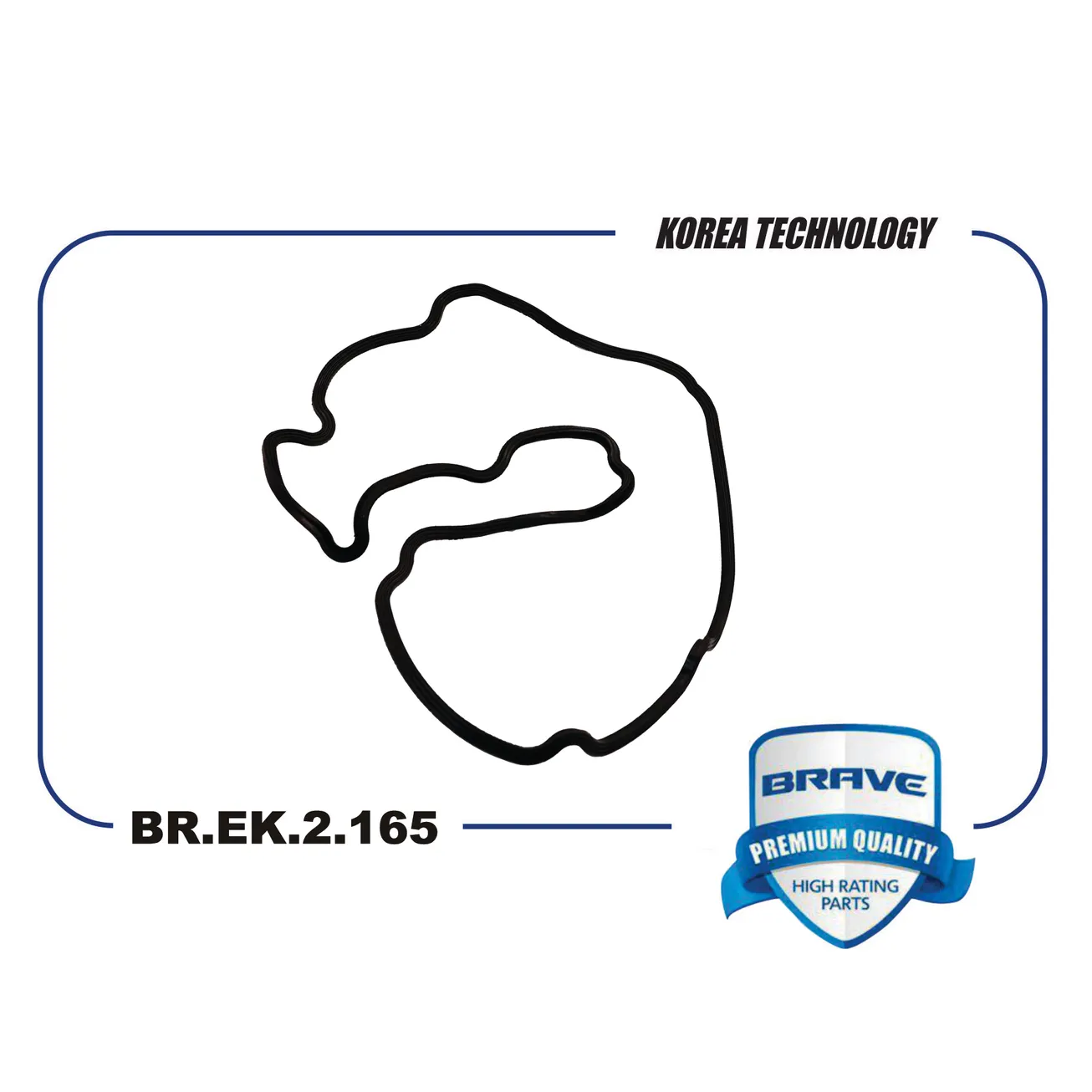 Прокладка клапанной крышки BR.EK.2.165 96325175 Matiz II 1.0, Chevrolet Aveo 1,2 BRAVE BR.EK.2.165