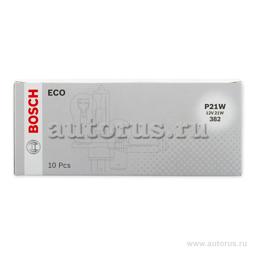 Лампа 12V P21W 21W BA15s BOSCH 1 шт. картон 1 987 302 811