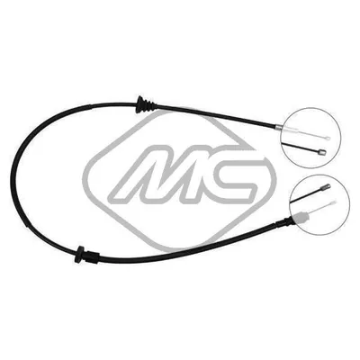 Трос ручника C70 ALL COUP?/SPIDER DX/SX-RH/LH Metalcaucho 83588
