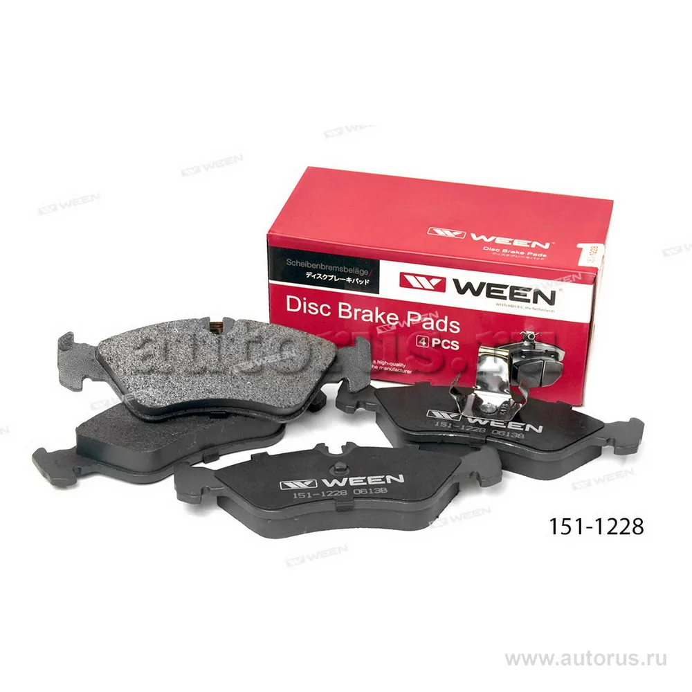 Тормозные колодки дисковые задние MERCEDES-BENZ G-class (W460, W461, W463), Sprinter WEEN 151-1228