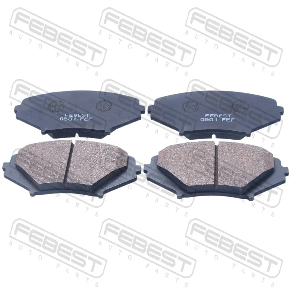 Колодки тормозные передние MAZDA RX-8 SE 2003-2010 [JP] FEBEST 0501-FEF