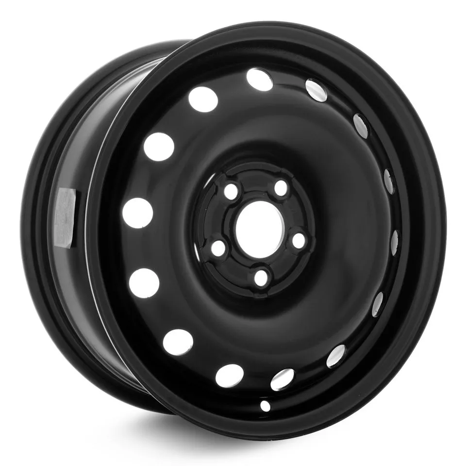 Диск штампованный R15 6J 5x100/57.1 ET38 TREBL Black 9271419