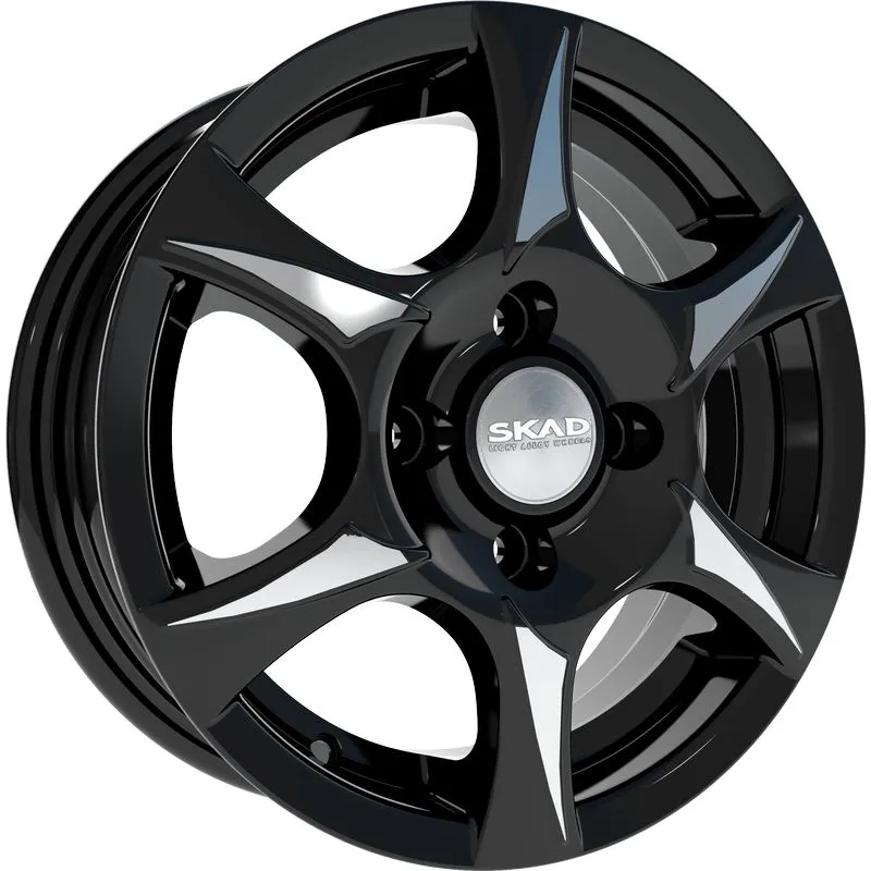 Диск литой R13 5J 4x100/67.1 ET35 СКАД Аэро алмаз 165 01 05