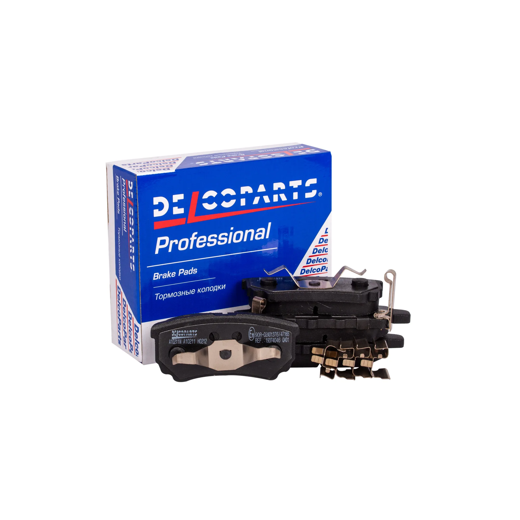 Колодки тормозные задние дисковые Mitsubishi LANCER, OUTLANDER DelcoParts 19374046