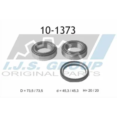 Подшипник ступичный HYUNDAI GALLOPER I 2.5 TD 2.5 TD intercooler 3.0 V6 91-98, GALLOPER II 2.5 TCi IJS 101373