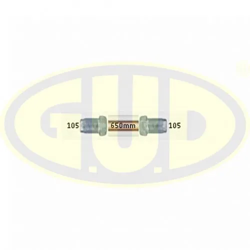 ТРУБКА ТОРМОЗНАЯ WP-018 L=650MM МЕДНАЯ G.U.D 1051050650