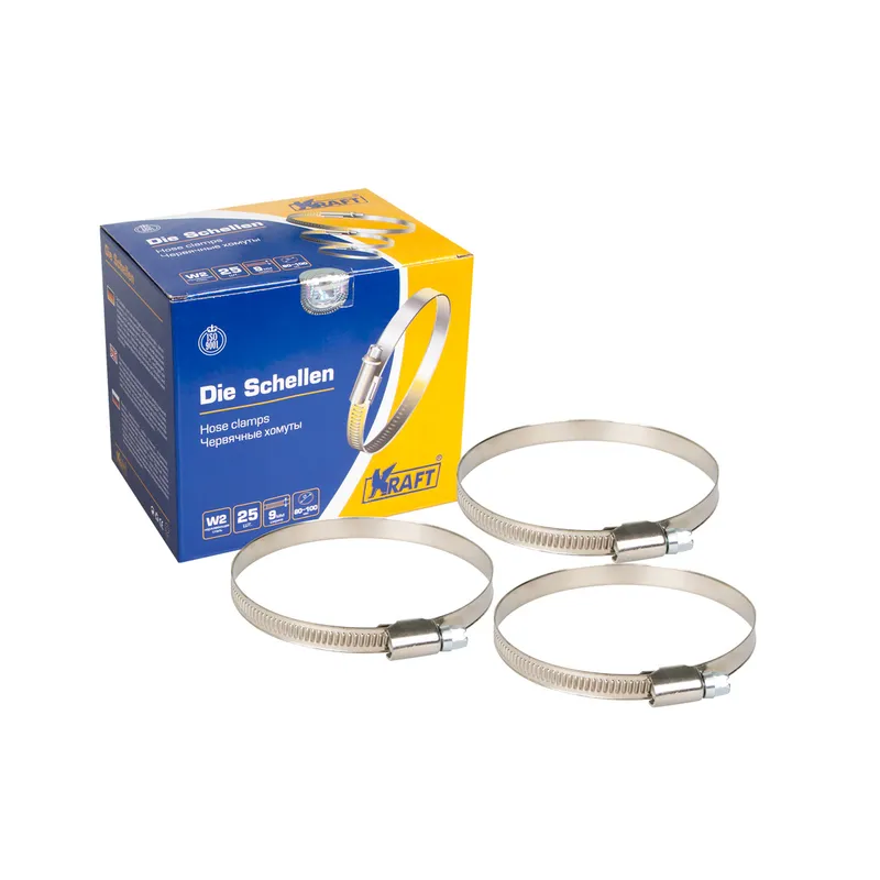 Хомут 80-100 мм (нержавеющая сталь) OBER KRAFT KT880412