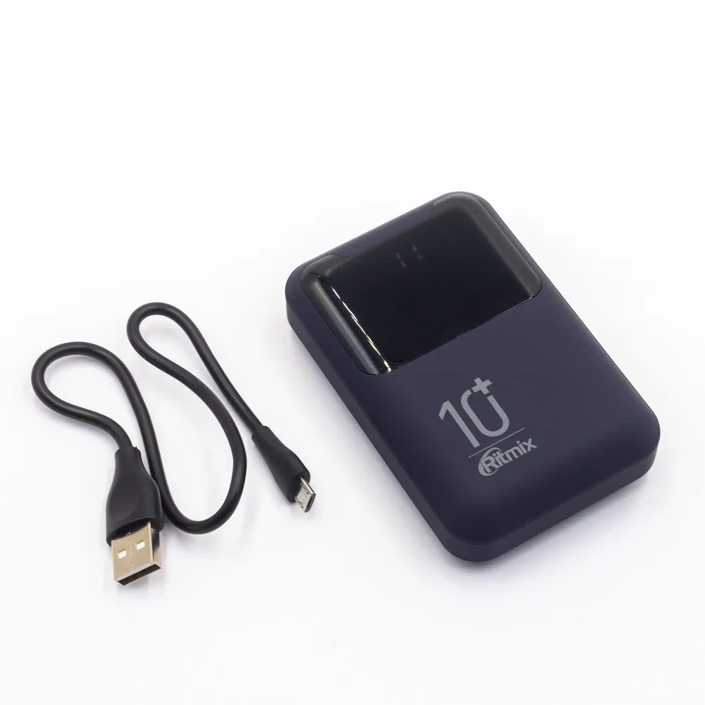 Портативное зарядное устройство Power bank RITMIX RPB-10005 Indigo Black, 10000 мА-ч Ritmix 80000511
